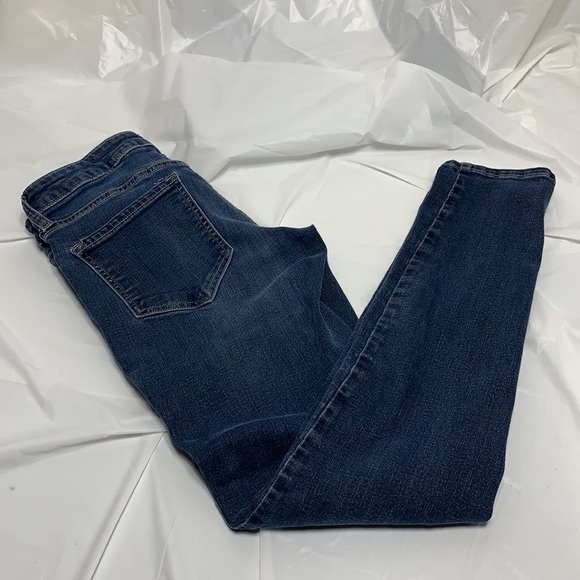 WOMEN’S Old Navy The Rock Star Blue Jeans Size 10 - Picture 4 of 9